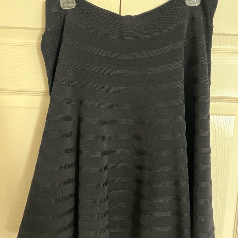 Ivanka Trump Black Flare Skirt